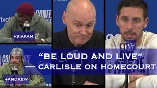CARLISLE: &ldquo;our building will be as loud and live as it's ever been&rdquo;; NEMBHARDT; SIAKAM; TJ McCONNELL