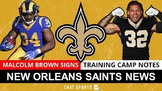 BREAKING: Saints Signing Malcolm Brown, Nick Martin, Scott Patchan Before NFL Training Camp