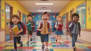 🎶 Back to School SONG for Kids! 🎈 Fun & Catchy Nursery Rhyme to Kickstart the Year! 🎉📚