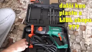 Unboxing, SDS Vrtací A Sekací Kladivo PBH 1050 C3 - Parkside, LIDL Shop - Ukázka, Rozbalení, Otáčky