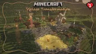Minecraft Relaxing Longplay - Village Transformation Timelapse #1