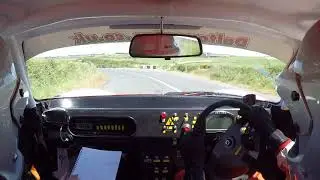 John Dalton and Gwynfor Jones in the Darian GTR+. Irish road rally.