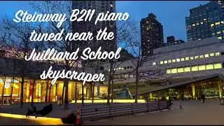 ChenYN Piano Tuner 陈师傅调音-Tuning of a Steinway B211 piano near Juilliard School (Keybed adjustment)