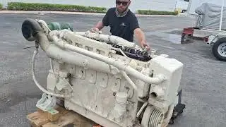 Detroit Diesel / J&T 6-71 TIB, Marine Diesel Engine, 485 HP @ 2500 RPM