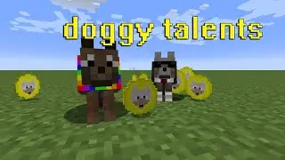обзор мода doggy talents в майнкрафте