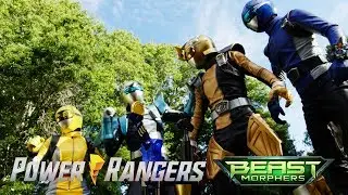 Power Rangers vs Robo Blaze and Roxy | Power Rangers Beast Morphers | Power Rangers Official