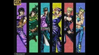 JOJO的奇妙冒险 PART1-6 NCOP 4K60帧 双语字幕