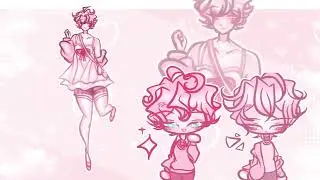 Tell Me by Wonder Girls | Art Meme | Pink Trio (OCs)