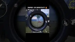 Sniper Headshot Sensitivity 8X Scope BGMI & PUBG