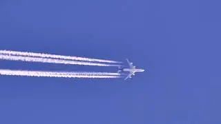 High altitude flyover, Santa Rosa, California