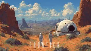 Frontier | Beautifully Relaxing Space Ambient Music from Terraformed Mars
