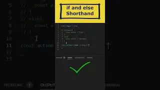 if and else shorthand with ternary operator in javascript 