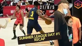 Caleb's CRAZY Summer League Debut, Raptors Win & Lavar is a nice guy
