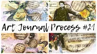 ART JOURNAL PROCESS | 21 | Vintage Collage | ms.paperlover