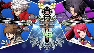 BLAZBLUE CROSS TAG BATTLE (Online Match) Ragna/Naoto K. vs Gordeau/Izayoi