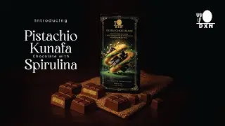 Introducing DXN Pistachio Kunafa Chocolate with Spirulina