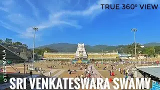 Tirumala Tirupati Balaji | Lord Sri Venkateswara Swami | True 360⁰ view | #insta360