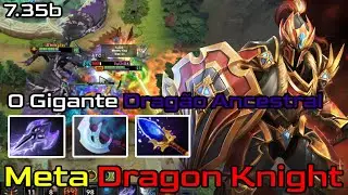 Dragon Knight Mid Lane - Aghanim Ancestral Meta - (V&iacute;deo Aprendizado)