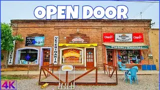 【4K】RECORRIENDO OPEN DOOR, y su TRANQUILIDAD de PUEBLO | [Walking Tour Open Door, ARGENTINA]