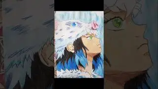 inosuke drawing with 25 rupees pencil colour #lowprice #art #demonslayer #viralvideo #viral #shorts