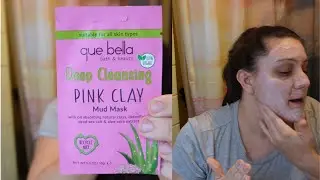 Que Bella Deep Cleansing Pink Clay Face Mask Review