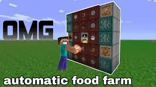 How to make automatic food farm in Minecraft pocket edition