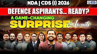 NDA || CDS (I) 2026 | DEFENCE ASPIRANTS&hellip; READY? A GAME-CHANGING SURPRISE AWAITS | by KHAN SIR & Team