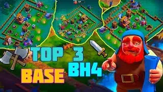 TOP 3 BUILDER BASE LEVEL 4 (BH 4) BASE l ТОП 3 БАЗЫ СТРОИТЕЛЯ BH 4 l CLASH OF CLANS