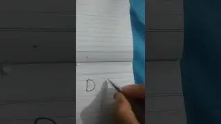 Letter(D) writing✍️ for preschoolers//Alphabet D writing#uniiversal creation