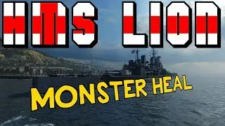 NEW - HMS LION - Double replay || first Test || World of Warships
