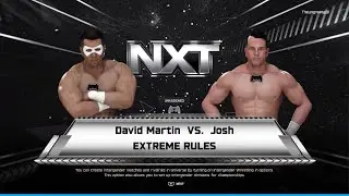 WWE 2K25 - AWA 4.0 AWA Wrestling week 1: David Martin vs Josh 
