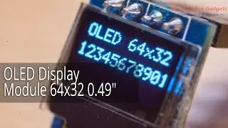 Обзор OLED Display Module 64x32 0.49