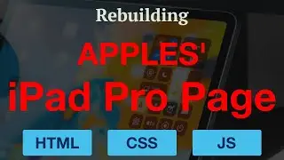 Rebuilding Apple's iPad Pro Page