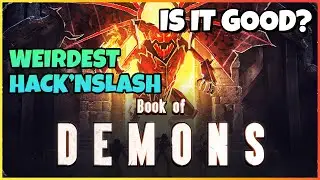 Hack'nslash with deckbuilding in a evry unusual setup! ! Book of Demons - Is it Good?