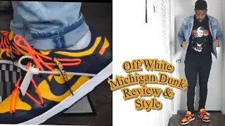 Off White Michigan Dunk Low REVIEW + ON FOOT + STYLING🔥 IMPORTANT ANNOUNCEMENT at the END 😱