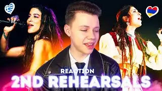 ВТОРЫЕ РЕПЕТИЦИИ ЕВРОВИДЕНИЯ 2024 - Реакция | REACTION - 2ND REHEARSALS - DAY 6 | Eurovision 2024