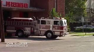 OCFA Engine 75 (Reserve) Responding