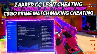 NOT SO LEGIT CHEATING = DEAGLE AWPING | ZAPPED.CC | CSGO PRIME | R2GLOBAL #90
