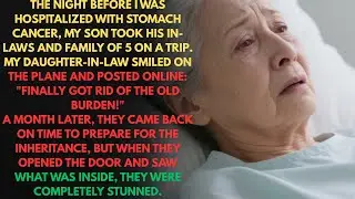 'Finally Got Rid Of The Burden!' My Daughter In Law Said When I Was Hospitalized With Stomach Cancer