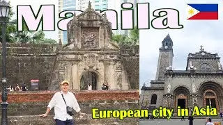 Fort Santiago, Manila Cathedral & Casa Manila Intramuros Old Town 🇵🇭 | The Historic Walled City