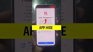 Iphone me app hide kaise kare | How to hide app on iphone 2025 #shorts