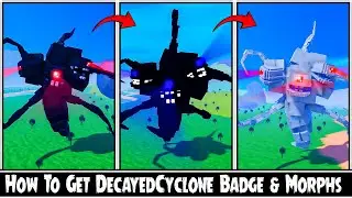 How To Get NEW DecayedCyclone Badge & 2 Skin morphs in Tiny Universe Rp [NEW UPDATE] Roblox
