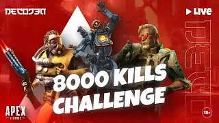 8000 Kills Challenge in Apex Legends🔥[🔴LIVE ] DAY 02