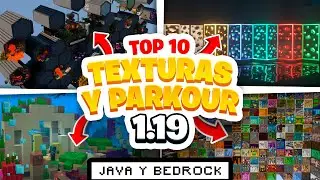 5 TEXTURE PACKS + 5 Mapas de PARKOUR para MINECRAFT 1.19 (JAVA, BEDROCK y PE)💎