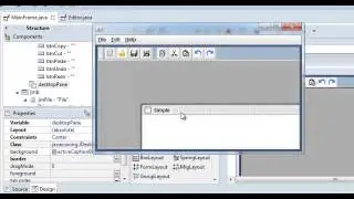 21  Adding Editor JInternalFrame to desktoppane