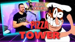 PIZZA TOWER! It&rsquo;s PIZZA TIME! | WiseDrums LIVE Highlight
