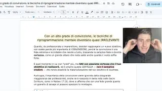 &Egrave; la CONVINZIONE che 