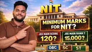 Minimum Marks for NIT College 🔥 | JEE Mains Cutoff 2026✅| Category Wise | #jeemains2026 #nta