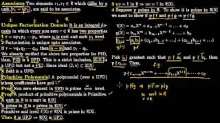 Unique Factorization Domain