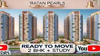 #Ratan Pearls Noida ExtensionReady #to Move Flats Noida2 BHK + Study #FlatsFlats Near Gaur City
